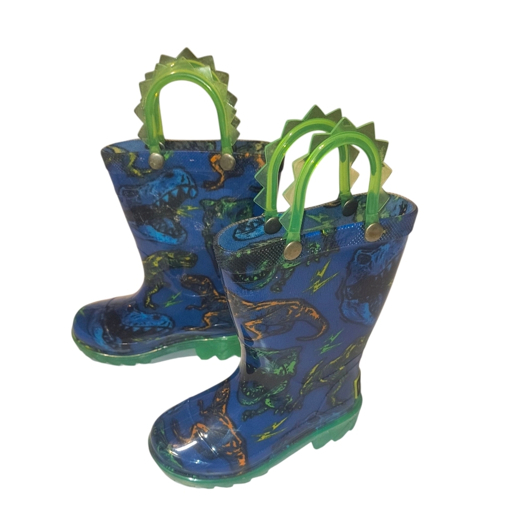 3/$8 Light-Up Dino Rain Boots
